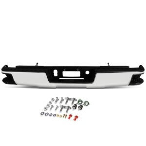 OE Style Chrome Rear Corner Step Bumper Assembly w/o Parking Sensor Hole For 14-18 Silverado Sierra 1500