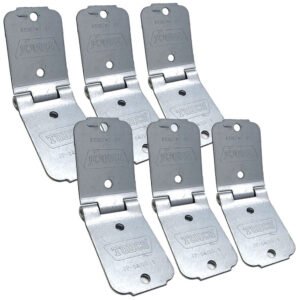 6XTodco 61196 Center Hinge 6-1/8″ x 2″, 1-13/16″ Hole Centers
