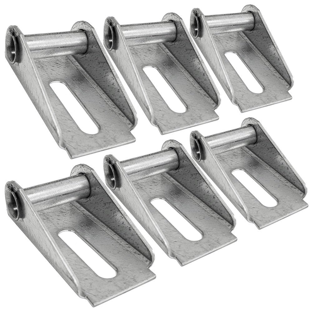 6X Todco 69431 Top Slide Adjustable Top Fixture Bracket 3-1/4″ x 1-3/4″