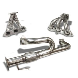 Manzo Exhaust Header Manifold For 01-03 CL/99-03 TL/98-02 Accord 3.0L V6
