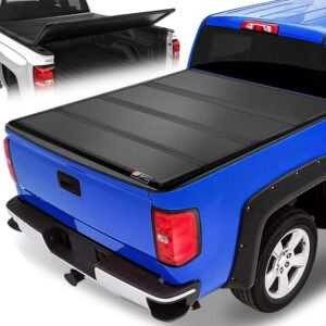 [Hard Quad 4-Fold] Truck Tonneau Cover T14 For 04-13 Silverado 1500 5.75′ Bed