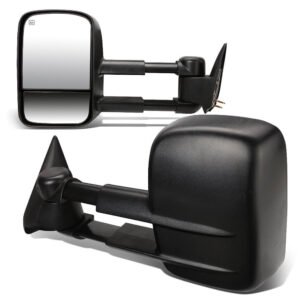 Left/Right Black Towing Side Mirror Powered Adjustment W/Heated for 03-07 Tahoe