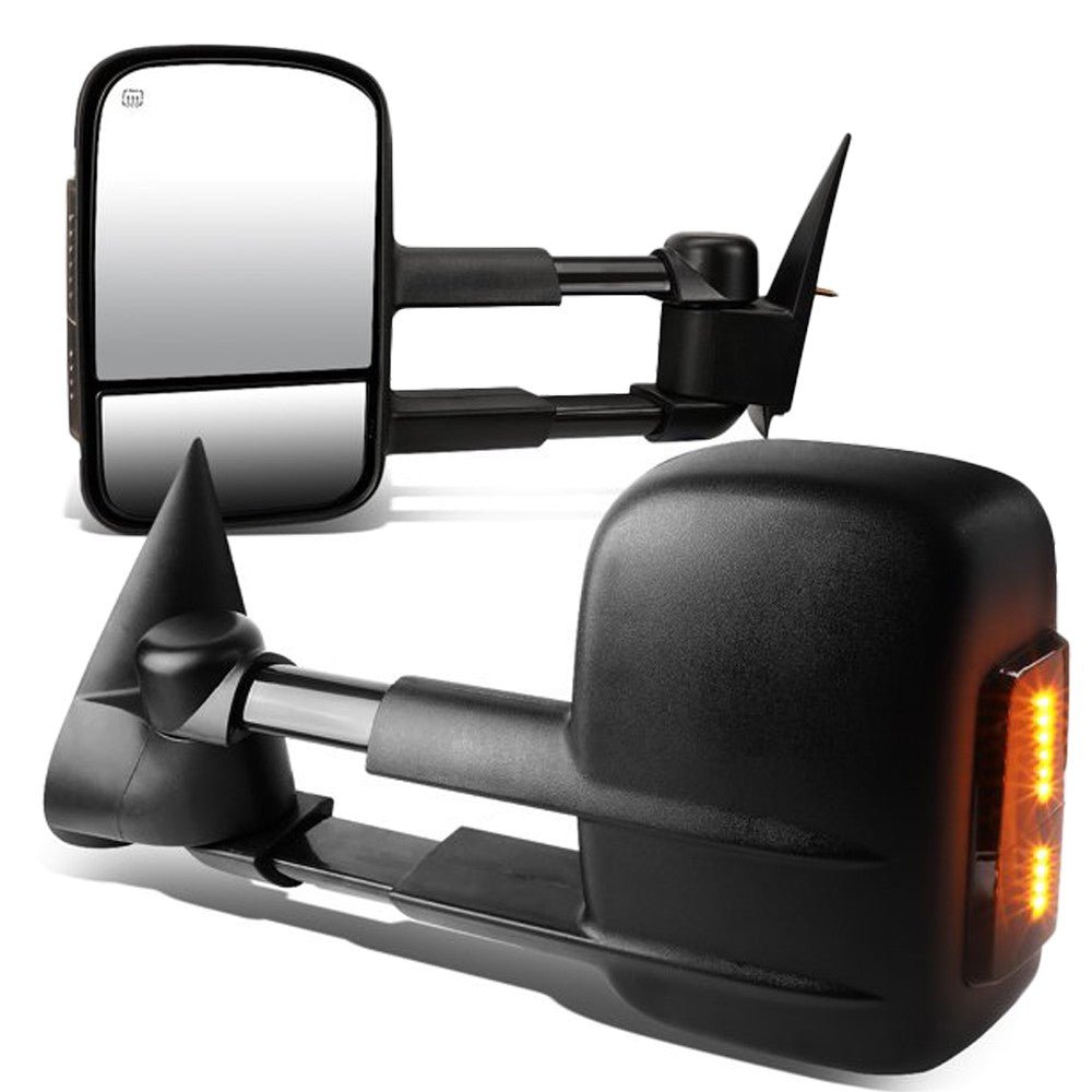 Left/Right Towing Side Mirror Powered Heated LED Turn Signal for 02-06 Escalade