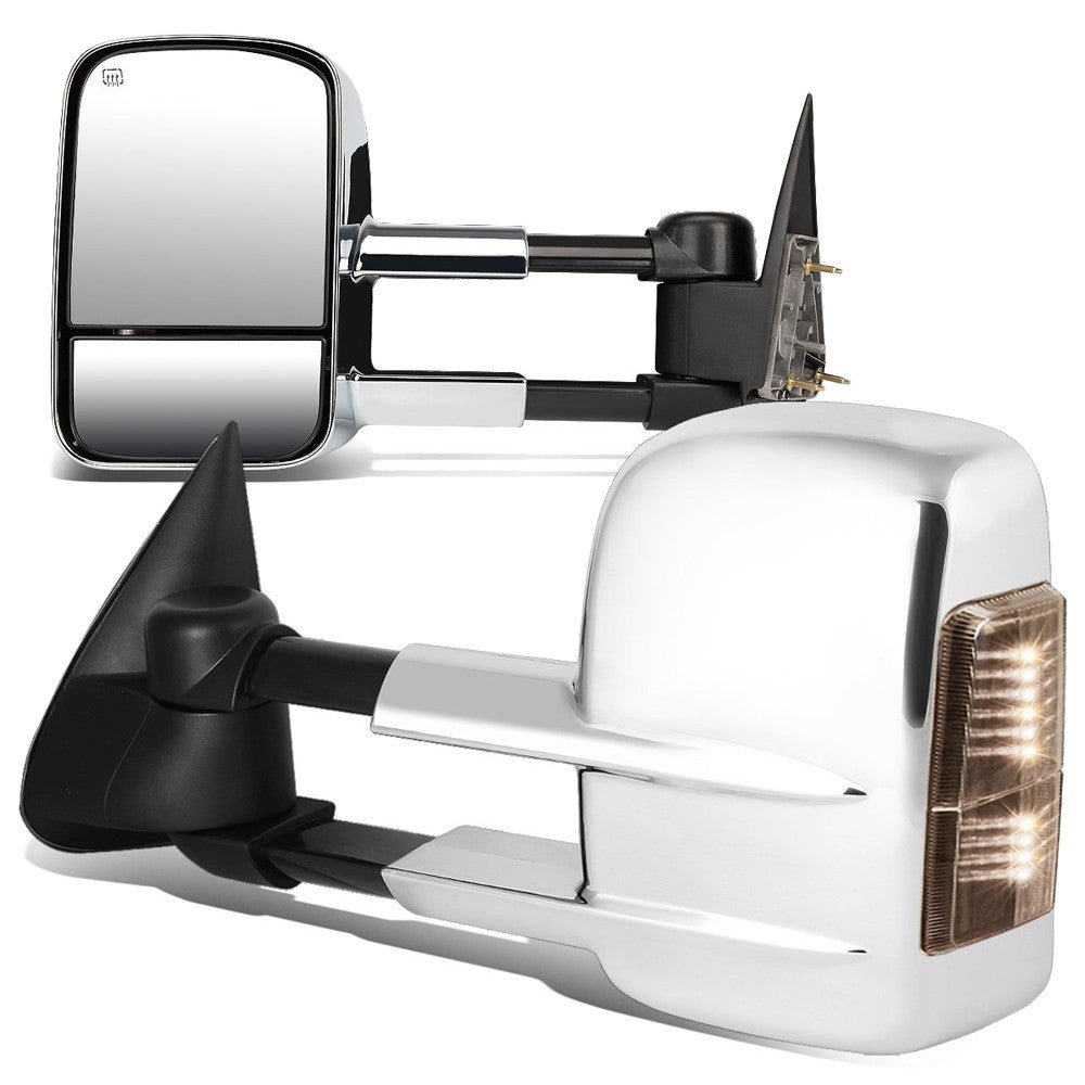 Left&Right Towing Side Mirror Powered Heated LED Turn Signal for 02-06 Escalade