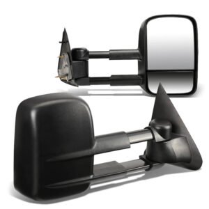 Left/Right Black Towing Side Mirror Powered Adjustment W/Heated for 04 Heritage