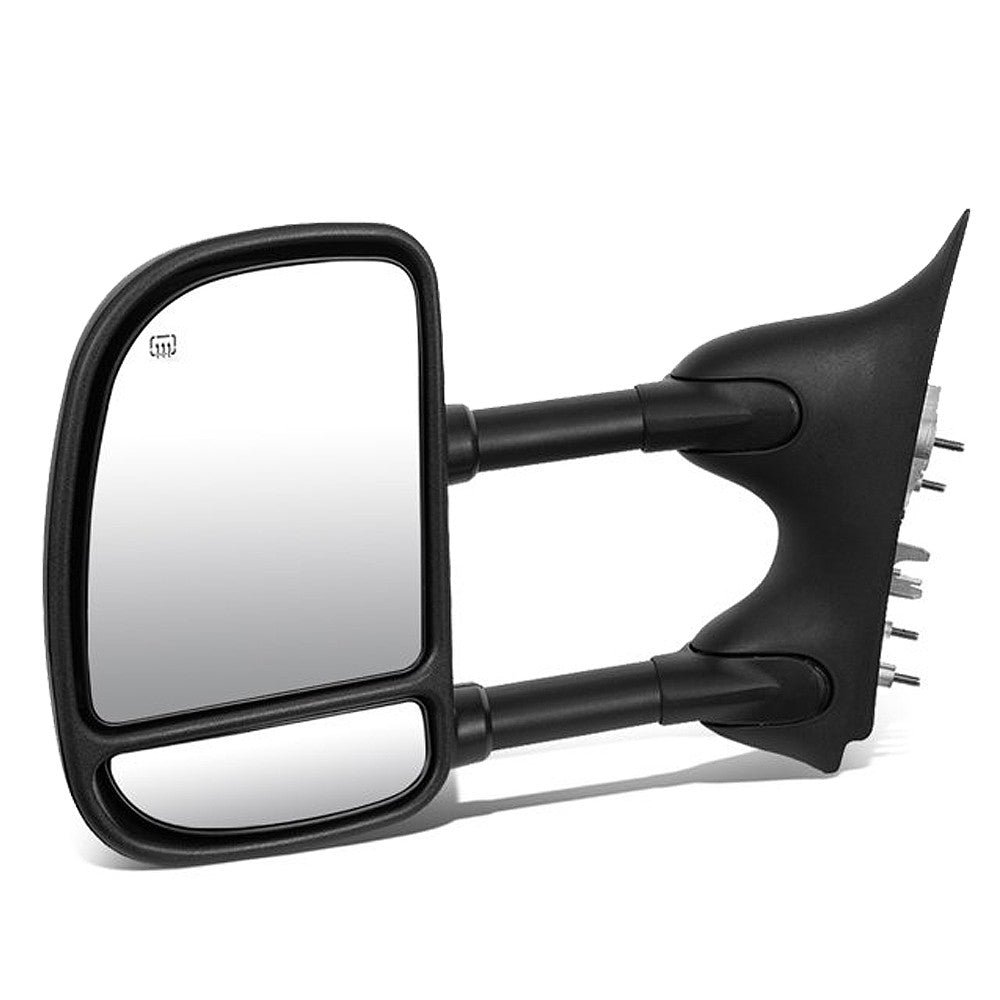 Left/Driver Black Towing Side Mirror Powered W/Heated for 99-07 F-350SD