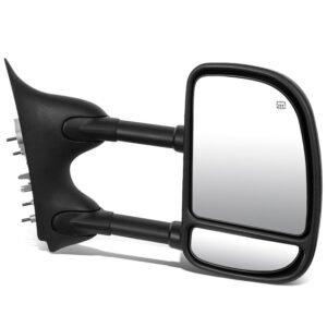 Right Black Towing Side Mirror Powered Adjustment W/Heated for 99-07 F-450 SD