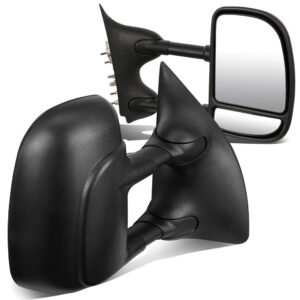 Left/Right Black Towing Side Mirror Manual Adjustment for 99-07 F-350 SD