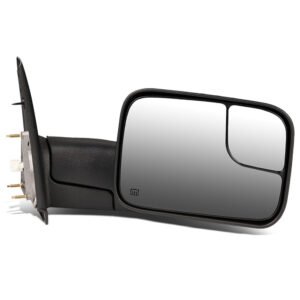 Right Black Towing Side Mirror Powered Adjustment W/Heated for 03-09 Ram 3500