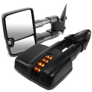 Left/Right Towing Side Mirror Powered W/Heated LED Turn Signal for 03-06 Yukon