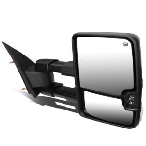 Right Towing Side Mirror Powered+ W/Heated LED Turn Signal for 15-17 Sierra 1500