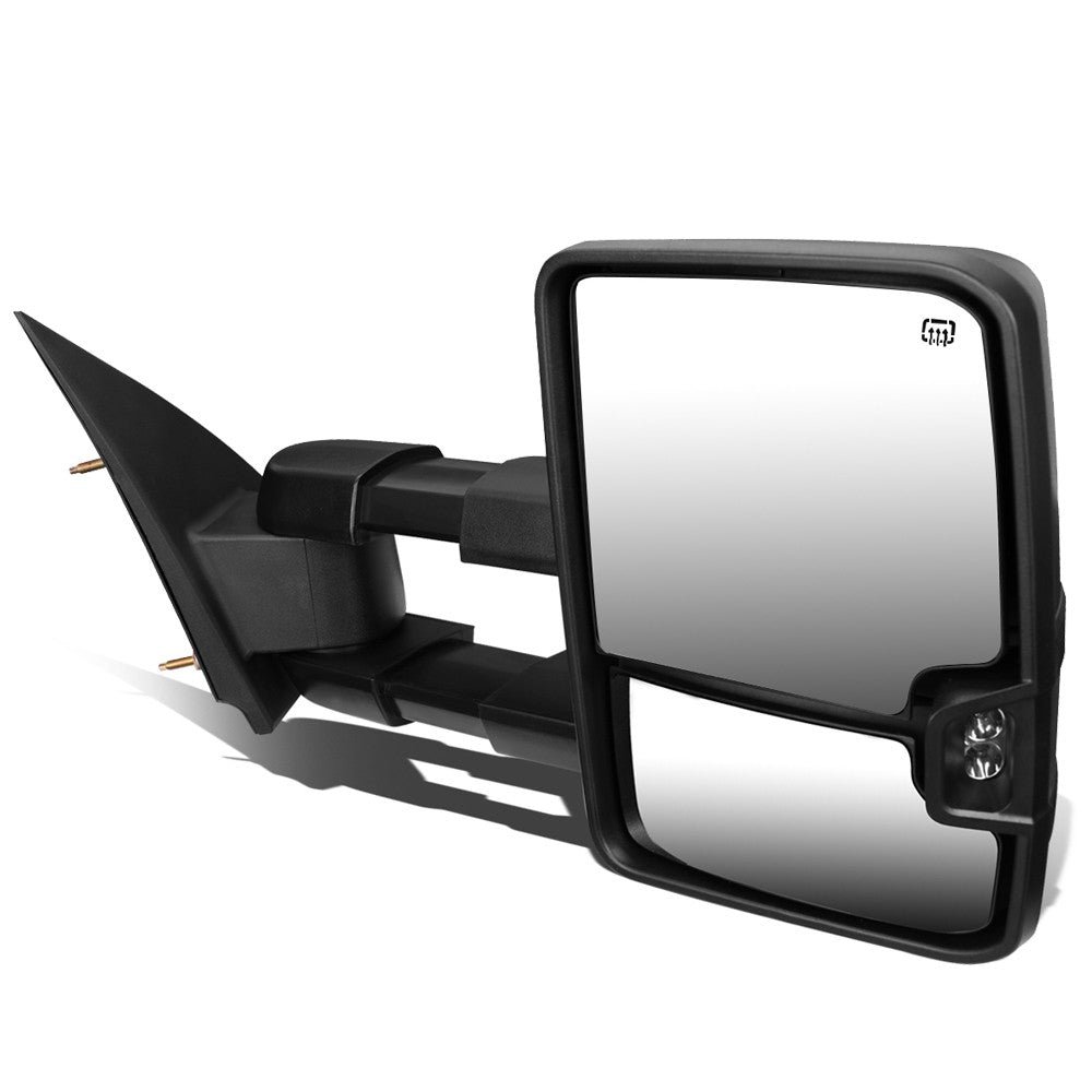 Right Towing Side Mirror Powered+ W/Heated LED Turn Signal for 15-17 Sierra 1500