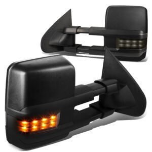 Left/Right Towing Side Mirror Powered W/Heated Turn Signal for 15-17Sierra1500