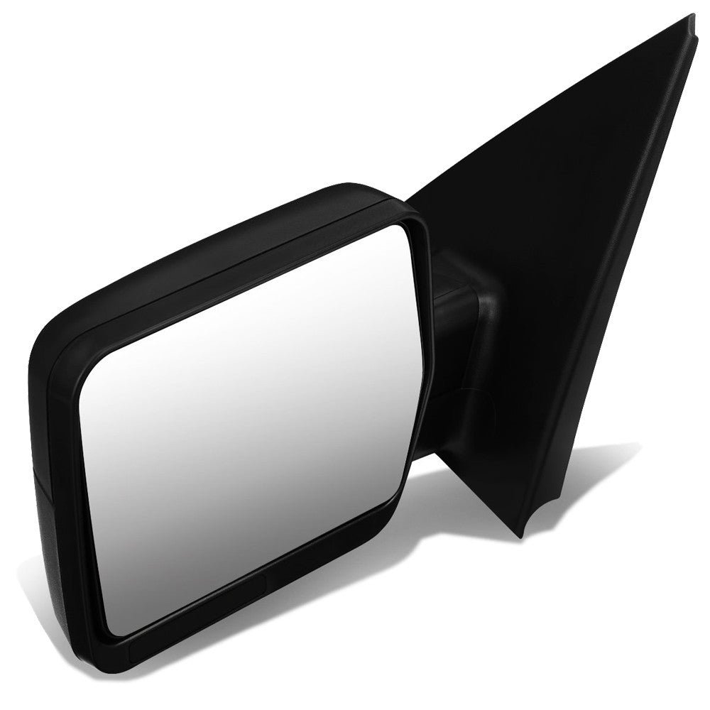 Left/Driver Black Towing Side Mirror Manual Adjustment for 04-14 F-150