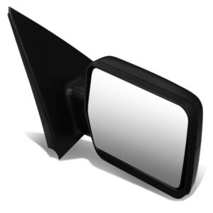 Right/Passenger Black Towing Side Mirror Manual Adjustment for 04-14 F-150