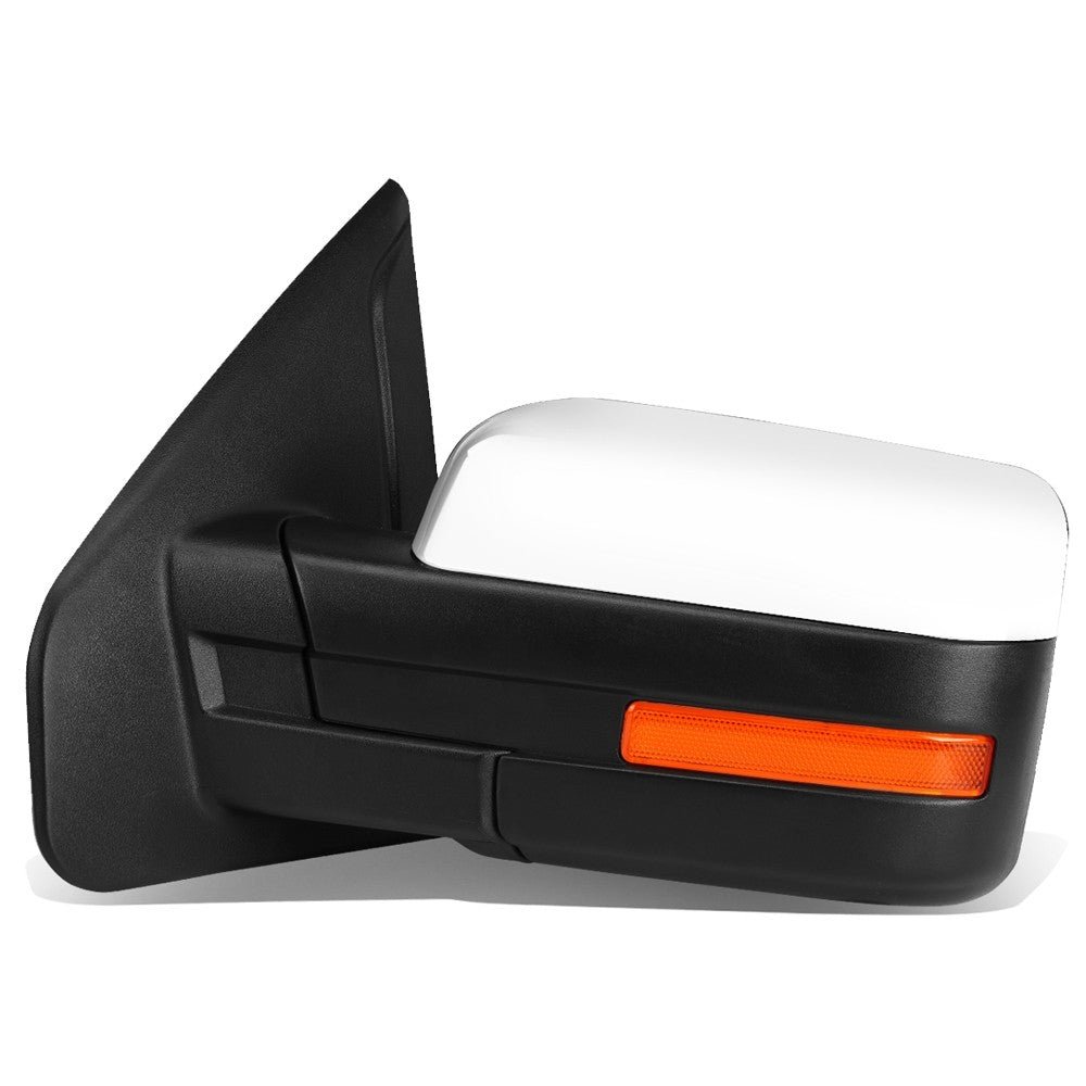 Left/Driver Chrome Towing Side Mirror Manual Adjustment for 04-14 F-150