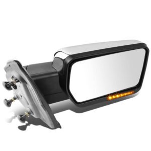 Right Chrome Towing Side Mirror Powered Adjustment Turn Signal for 04-14 F-150