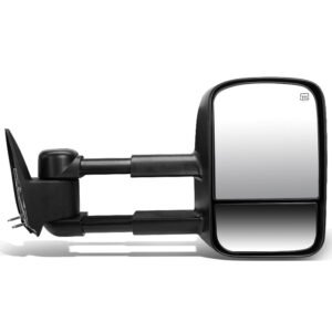 Right Black Towing Side Mirror Powered Adjustment W/Heated for 00-02 Tahoe