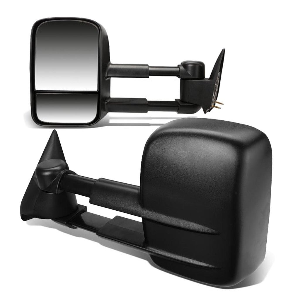 Left/Right Black Towing Side Mirror Powered Adjustment W/Heated for 93-00 C2500