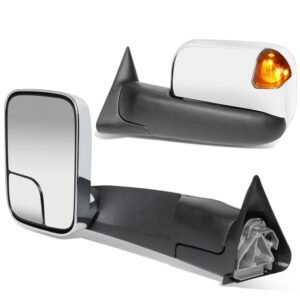 Left/Right Towing Side Mirror Powered Adjustment W/Heated for 94-97 Ram 3500