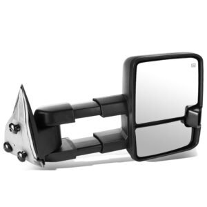 Right Black Towing Side Mirror Powered W/Heated LED Turn Signal for 07-14 Tahoe