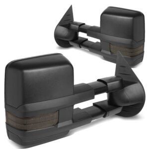 Left/Right Black Towing Side Mirror Powered W/Heated Turn Signal for 07-14 Tahoe