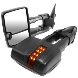 Left/Right Towing Side Mirror Powered+ W/Heated LED Turn Signal for 00-02 Yukon