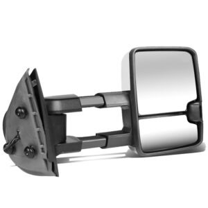 Right Chrome Towing Side Mirror Powered LED Turn Signal for 94-98 GMC K1500