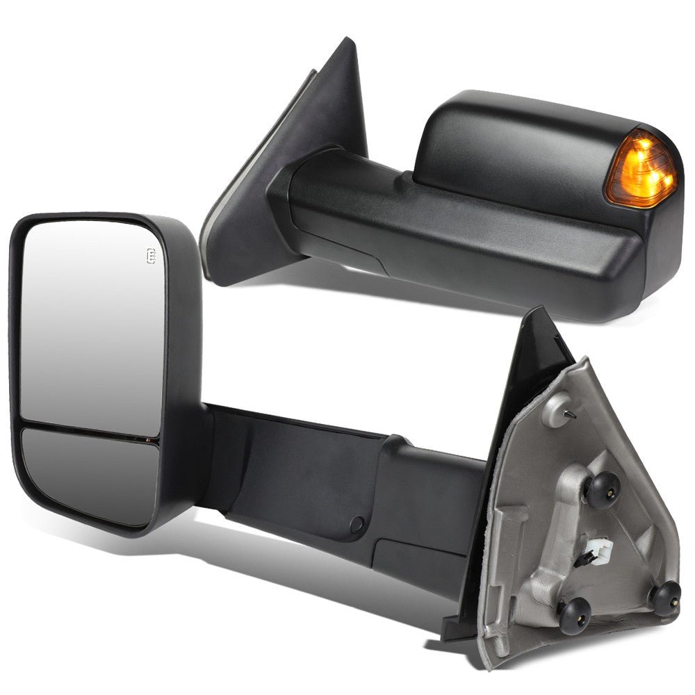 Left/Right Towing Side Mirror Powered Adjustment W/Heated for 02-08 Ram1500