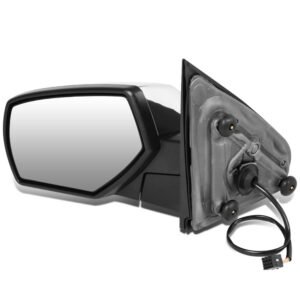 Left Chrome Towing Side Mirror Powered W/Heated for 15-17 Sierra 2500HD
