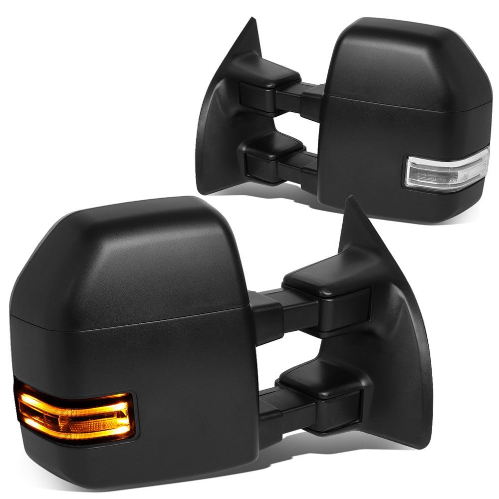 Left/Right Towing Side Mirror Powered W/Heated Turn Signal for 08-16 F250 SD