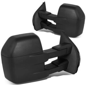 Left/Right Black Towing Side Mirror Manual Adjustment for 15-18 F-150