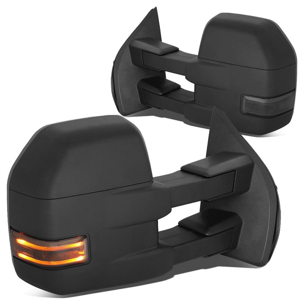 Left/Right Towing Side Mirror Powered Adjustment W/Heated for 15-18 F-150