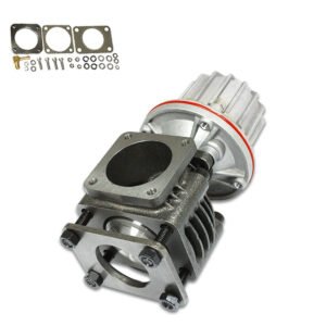 Universal 50mm 4-Bolt Turbo Manifold Wastegate Bypass Exhaust+12 PSI Spring