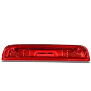 Red Lens/Chrome LED Rear 3RD Third Brake Light Lamp For 14-20 Silverado/Sierra