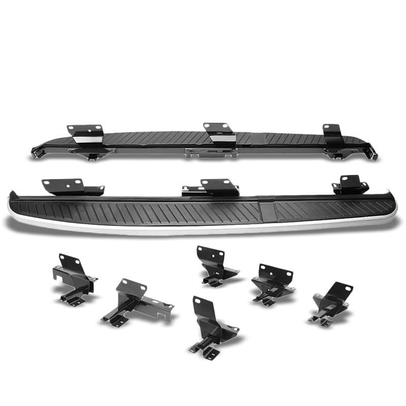 (Slanted Pattern Metal) Running Board Nerf Bar For 06-13 Land Rover Range Rover Sport (L320 1st Gen)