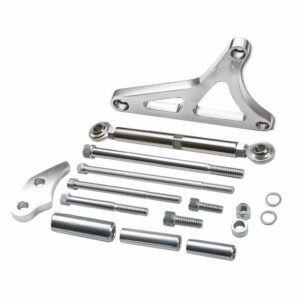 Aluminum Alternator Mounting Bracket w/Tension Rod For Ford Windsor 289 302 5.0L