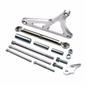 Aluminum Alternator Mounting Bracket w/Tension Rod For Ford 82-92 Ford 5.8L SBF