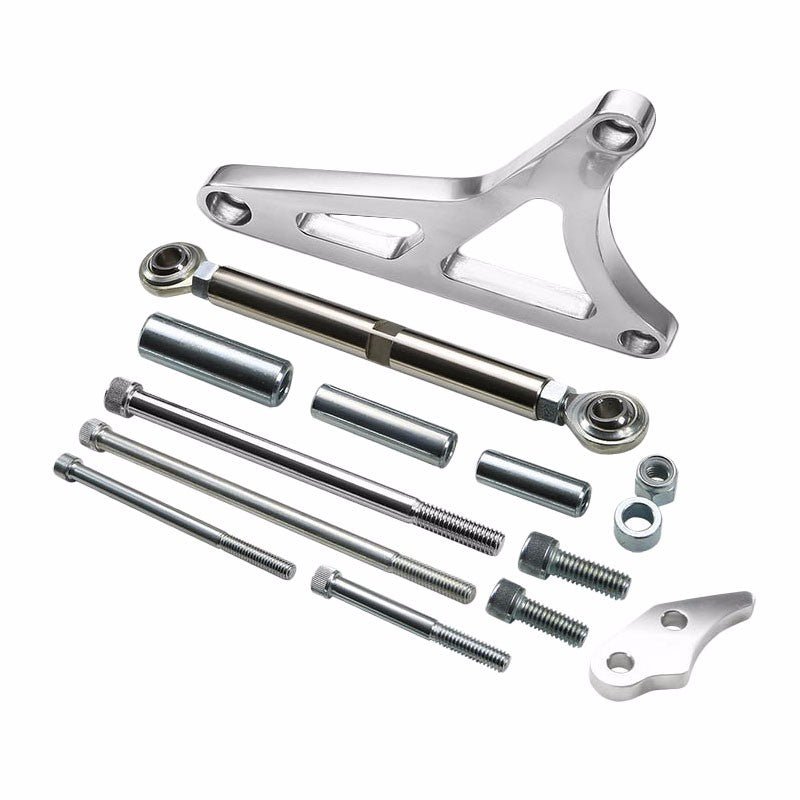 Aluminum Alternator Mounting Bracket w/Tension Rod For Ford 82-92 Ford 5.8L SBF