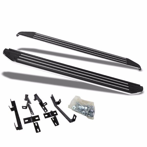 (Ridgeline Flat Board Metal) Running Board Nerf Bar For 08-13 Toyota Highlander (XU40 2nd Gen)