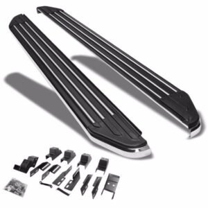 (Ridgeline Flat Board Metal) Running Board Nerf Bar For 07-13 Acura MDX (YD2 2nd Gen)