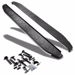 (Flat Trapezoid Pad Metal) Running Board Nerf Bar For Mitsubishi 13-16 ASX/11-22 Outlander Sport