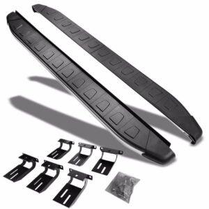 (Flat Trapezoid Pad Metal) Running Board Nerf Bar For 11-22 Jeep Grand Cherokee (WK2 4th Gen)