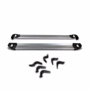 (Ridgeline w/Light Metal) Running Board Nerf Bar For 07-14 Toyota FJ Cruiser (XJ10 1st Gen)