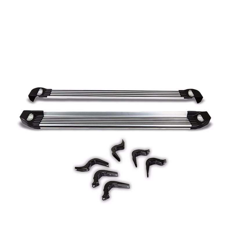 (Ridgeline w/Light Metal) Running Board Nerf Bar For 07-14 Toyota FJ Cruiser (XJ10 1st Gen)