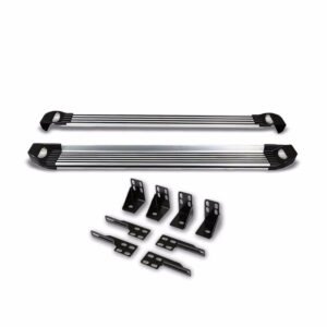 (Ridgeline w/Light Metal) Running Board Nerf Bar For 06-12 Toyota RAV4 (XA30 3rd Gen)