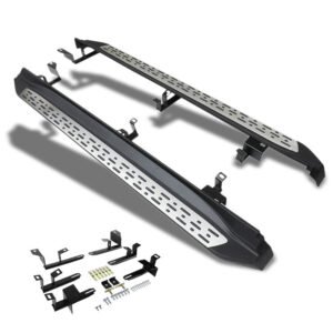 (Factory Style Metal) Running Board Nerf Bar For 14-19 Toyota Highlander (XU50 3rd Gen)