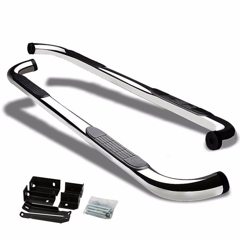 (90 Bend End Metal) T2 Running Board Nerf Bar For 02-13 Avalanche/00-14 Suburban 1500/00-14 Yukon XL 1500 2500 (GMT800
