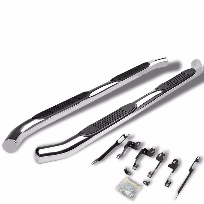 (Curved End Metal) Running Board Nerf Bar For 11-19 Ford Explorer (U502 5th Gen)