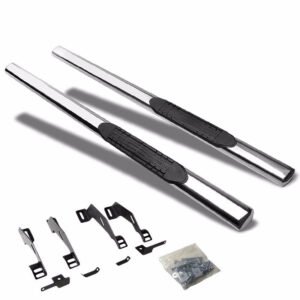 (Straight Design Metal) Running Board Nerf Bar For 88-00 Chevrolet GMC C/K-Series [Extended Cab]
